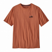 Patagonia M's '73 Skyline Organic T-Shirt férfi póló barna Sienna Clay