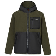 Regatta Munro Hybrid Jacket DarkKhak/Blk gyerek pulóver sötétzöld DarkKhak/Blk