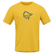 Norrona 29 cotton viking T-shirt férfi póló sárga Calendula