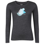 Progress Hela "Cone" női funkcionális felső szürke šedý melír