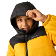 Regatta Lofthouse Black/Mustard gyerek télikabát