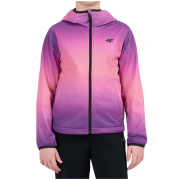 4F Softshell Jacket F603 Multicolour 3 Allover gyerek softshell kabát rózsaszín Multicolour 3 Allover