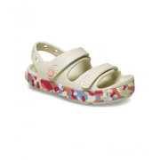 Crocs Crocband Cruiser Glow Confetti Band Sandal Summit White/Guava gyerek szandál fehér/rózsaszín Summit White/Guava