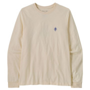 Patagonia M's L/S MW Hut Tripper Skyline T-Shirt férfi póló bézs Undyed Natural