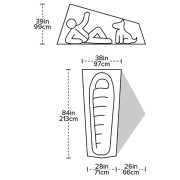 Big Agnes Tiger Wall UL1 Solution Dye ultrakönnyű sátor