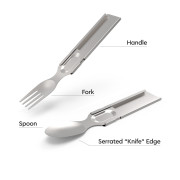 GoSun Flatware összecsukható evőeszköz evőeszköz