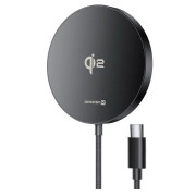Swissten MagPuck vezeték nélküli töltő fekete