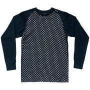 Devold Signature Merino 230 Shirt Man férfi funkcionális póló fekete/fehér INK/RAWWHITE