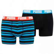 Férfi boxer Puma Heritage Stripe Boxer 2P kevert színek