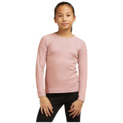 Icebreaker K 200 Oasis LS Crewe Pink Quartz gyerek funkcionális felső