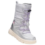 Geox J Willaboom Girl B A gyerek téli cipő ezüst SILVER/MULTICOLOR