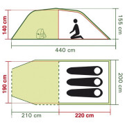 Coleman Coastline 3 Plus sátor