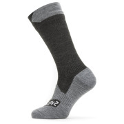 SealSkinz Raynham vízálló zokni fekete/szürke Black/Grey Marl