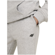 4F Trousers Cas M1828 Cold Light Grey Melange gyerek melegítő