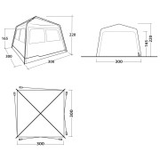 Outwell Fastlane 300 Shelter sátor
