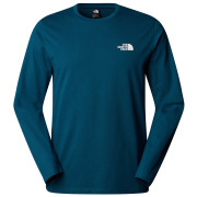 The North Face M L/S Simple Dome Tee férfi póló kék MIDNIGHT PETROL