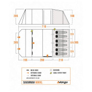 Vango Savannah 600XL Package családi sátor