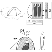 Easy Camp Rondane 2 túrasátor