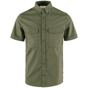 Fjällräven Övik Air Stretch SS Shirt M férfi ing zöld Laurel Green