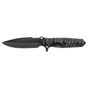 TB OUTDOOR Maraudeur Survival Knife G10 Smooth kés fekete