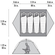 MSR Elixir 4 Tent túrasátor