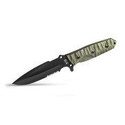 TB OUTDOOR Maraudeur Survival Knife G10 Serrated kés