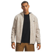 Under Armour UA Unstoppable Flc FZ férfi pulóver bézs White