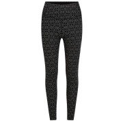 Icebreaker Women M 260 Tech Vrtx H R Leg AlpGeo női funkcionális aláöltözet fekete/fehér Black/Snow/J