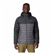 Columbia Powder Lite™ II Hooded Jacket férfi dzseki szürke/fekete City Grey, Shark