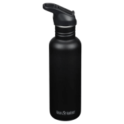 Klean Kanteen Classic 27oz (w/Flip Seal Sport) rozsdamentes acél palack fekete Black