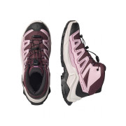 Salomon X Ultra Mid Gtx J Huckleberry-Dawn Pink-Concord Grape gyerek cipő