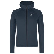 Montura Fadis Grid Hooded Maglia férfi funkcionális pulóver sötétkék Blueberry