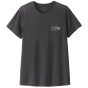 Patagonia Women's Capilene® Cool Trail Shirt - Stratapeaks női póló fekete Ink Black