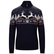 Dale of Norway Dale Christmas Fem Sweater női pulóver sötétkék / fehér Navy Offwhite Redrose