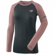 Dynafit Alpine Pro Long Sleeve Shirt Women női póló rózsaszín/zöld