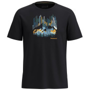 Smartwool Vital Peaks Active Short Sleeve Graphic Tee póló fekete black