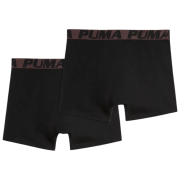 Puma Striped Elastic Boxers 2P black férfi boxer