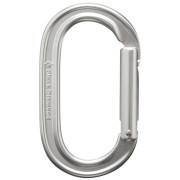 Black Diamond Oval Keylock karabiner ezüst Polished