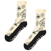 YY VERTICAL Climber Doodle zokni fekete/bézs