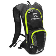 Progress Biker 5 kerékpáros hátizsák fekete/zöld černá/limetka