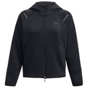 Under Armour Unstoppable Fleece FZ női funkcionális pulóver fekete Black