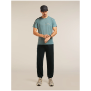 Icebreaker Merino Blend Core SS Tee Single Line Camp férfi funkcionális póló