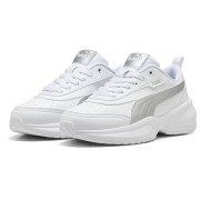 Puma Cilia 2 Mode Metallic Glam női cipő fehér/ezüst PUMA White-PUMA Silver-Feather Gray