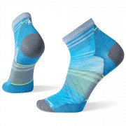 Smartwool Run Zero Cushion Ankle Pattern férfi zokni kék/szürke