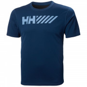 Helly Hansen Lifa Tech Graphic Tshirt férfi póló k é k