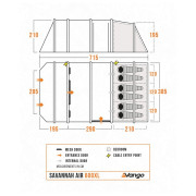 Vango Savannah Air 600XL Package családi sátor