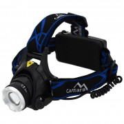 Cattara LED 570lm ZOOM fejlámpa fekete/kék