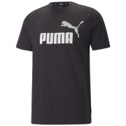 Puma ESS+ 2 Col Logo Tee férfi póló fekete Black