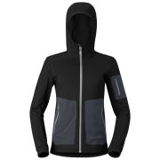 Norrona falketind warm2 stretch Hood női funkcionális pulóver fekete Caviar Black