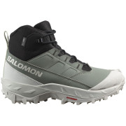 Salomon Crosstrak Waterproof női cipő zöld Agave Green / Black / Canary Green